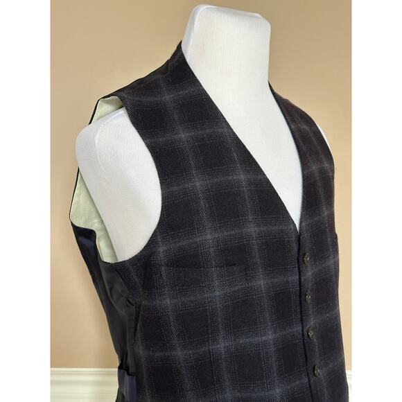 Ralph Lauren Purple Label Camel Hair Blue Vest 38R US/48R Euro Italy NWT $695 - Picture 3 of 10